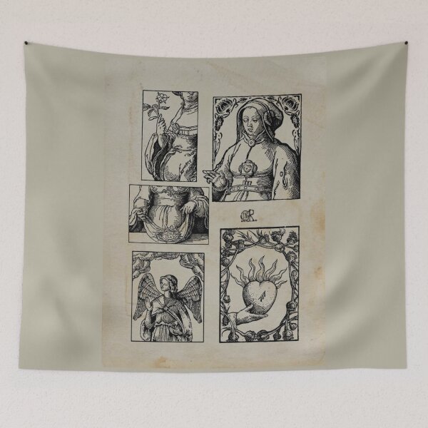 Item preview, Symbolism- The Lady, the Heart, the Flower, the Angel, the Hands and the Secret designed and sold by PatronesKawai.