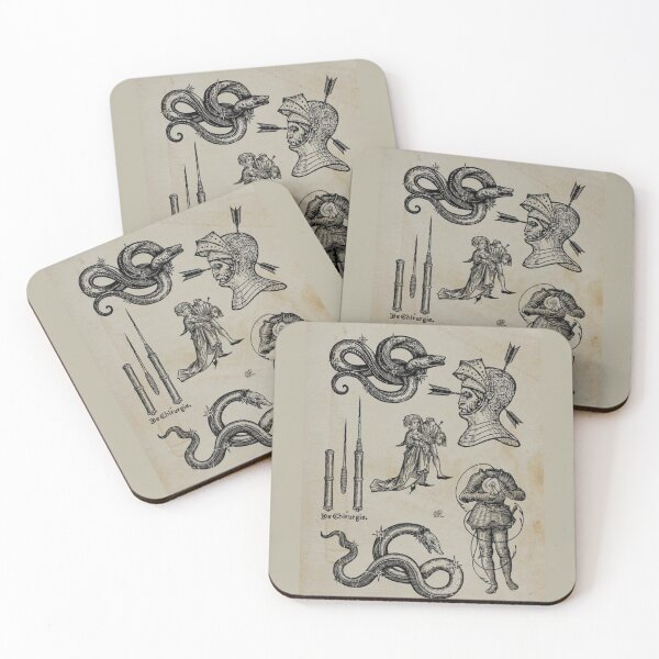 Item preview, Symbolism - The Beheaded One, the Knight, the Serpent and the Tools designed and sold by PatronesKawai.
