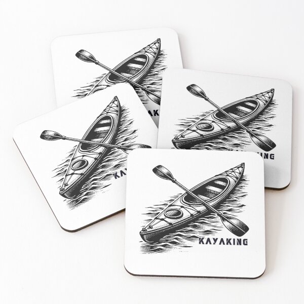 Item preview, Paddle Adventure - Kayaking Enthusiast Emblem designed and sold by KolbaVison.