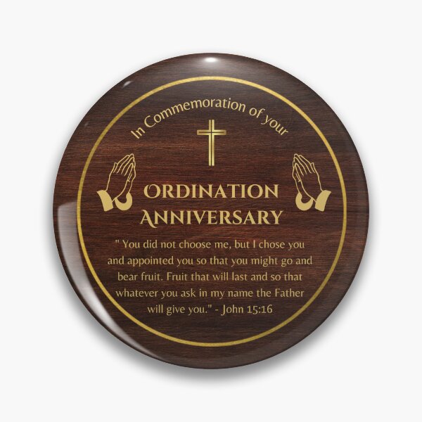 Item preview, Pastor Ordination Anniversary Gift, Priest Deacon Bishop Nun - Bible Verse designed and sold by Heritage Hive Studio.