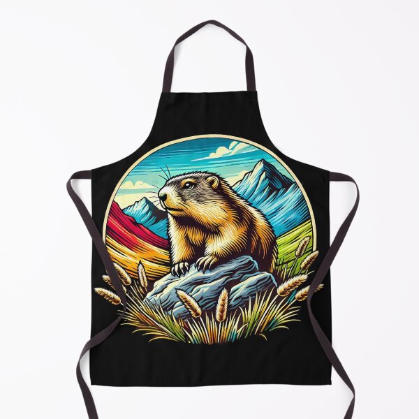 Item preview, Alpine marmot Hiking and Camping designed and sold by nodij.