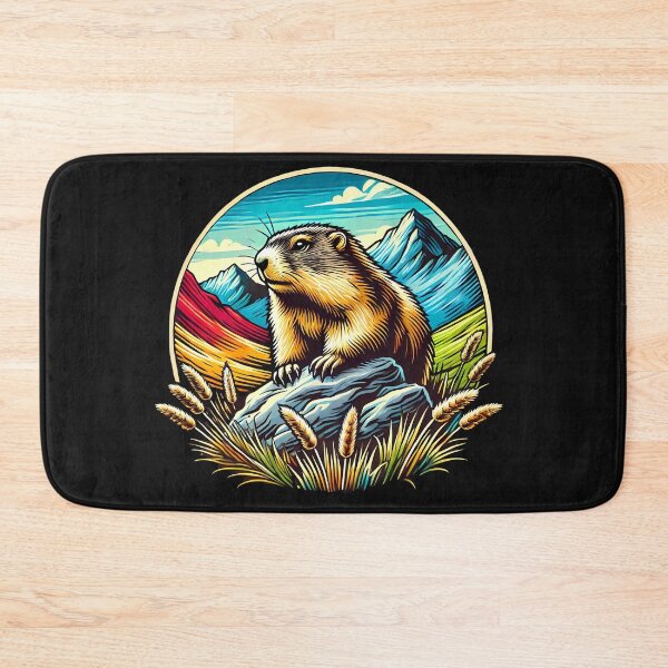 Item preview, Alpine marmot Hiking and Camping designed and sold by nodij.