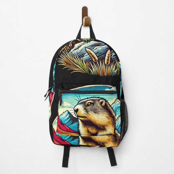 Item preview, Alpine marmot Hiking and Camping designed and sold by nodij.