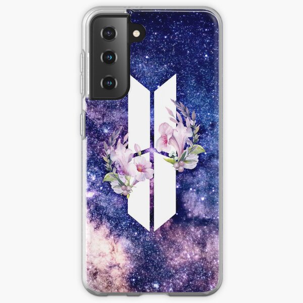 BTS + ARMY Galaxy Flowers Samsung Galaxy Soft Case