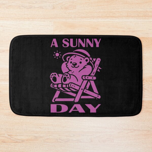 Item preview, Happy Bear Chilling in the Sun Magenta designed and sold by Soulemotion.