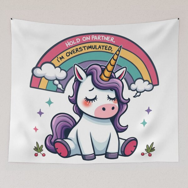 Item preview, Hold on partner I'm overstimulated designed and sold by Dago345.