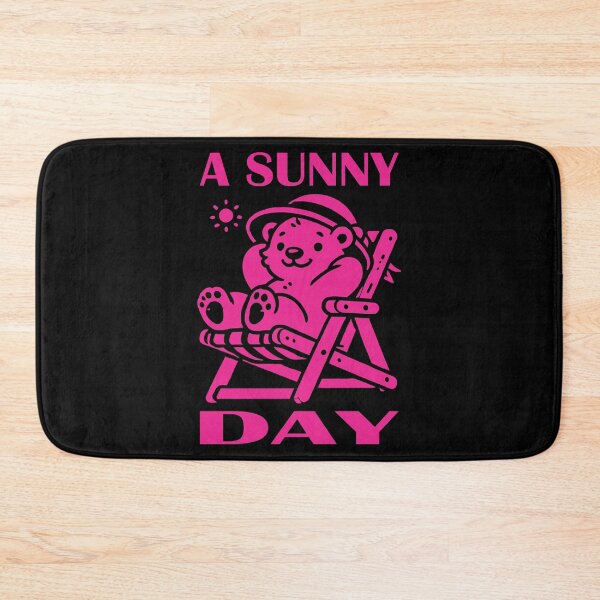 Item preview, Chill Bear on a Sunny Day Deep Pink designed and sold by Soulemotion.