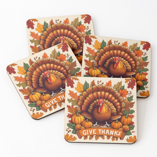 Item preview, happy thanks giving funny turkey, give thanks, gobble designed and sold by CrasyART.