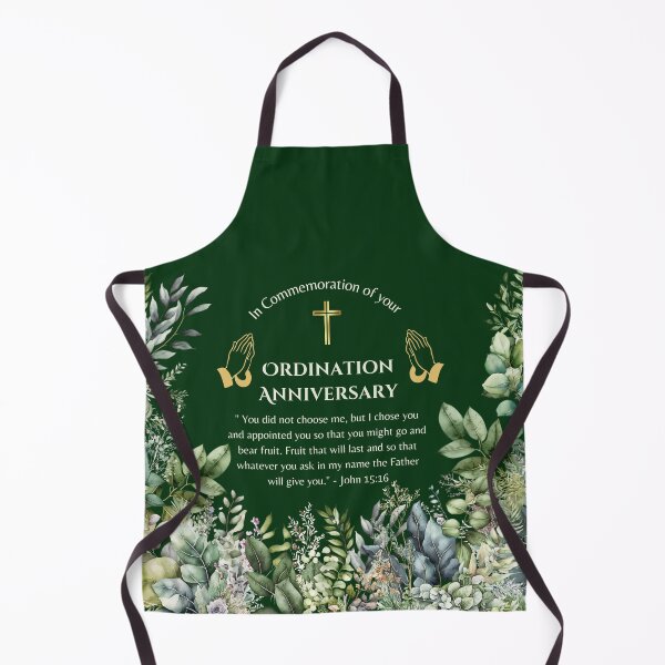Item preview, Priest Ordination Anniversary Gift, Pastor Deacon Bishop Nun - Bible Verse designed and sold by Heritage Hive Studio.