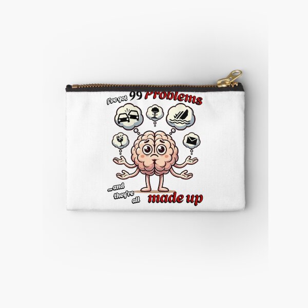 Item preview, Funny Anxiety Problems Brain Design designed and sold by QuirkPrint.
