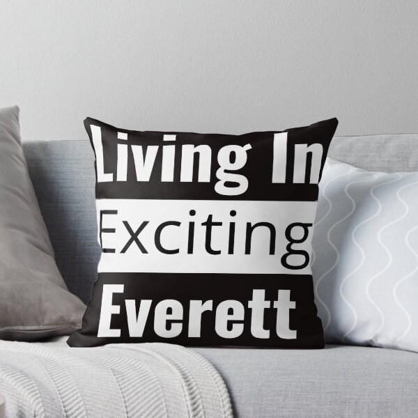 Item preview, Embrace the Thrill: Living in Exciting Everett - Where Adventure Never Sleeps! designed and sold by AlphaBetulia.