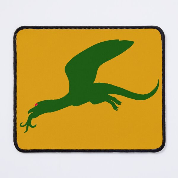 Item preview, Snallygaster Silhouette flying (Green) designed and sold by JayceTheCC.
