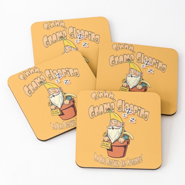 Item preview, Shhh... Gnome Sleeping designed and sold by CoolEnthusias.