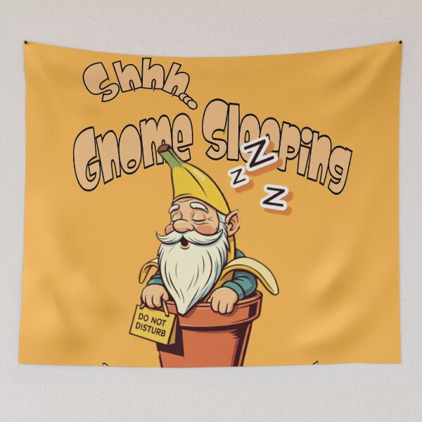 Item preview, Shhh... Gnome Sleeping designed and sold by CoolEnthusias.