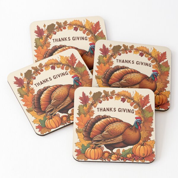 Item preview, happy thanks giving funny turkey, give thanks, gobble designed and sold by CrasyART.