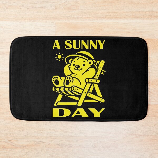 Item preview, Happy Bear Basking in the Sun Yellow designed and sold by Soulemotion.