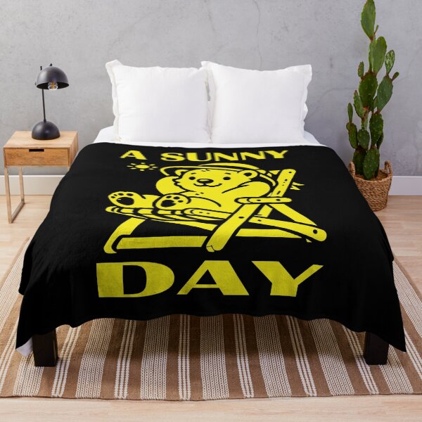 Item preview, Happy Bear Basking in the Sun Yellow designed and sold by Soulemotion.