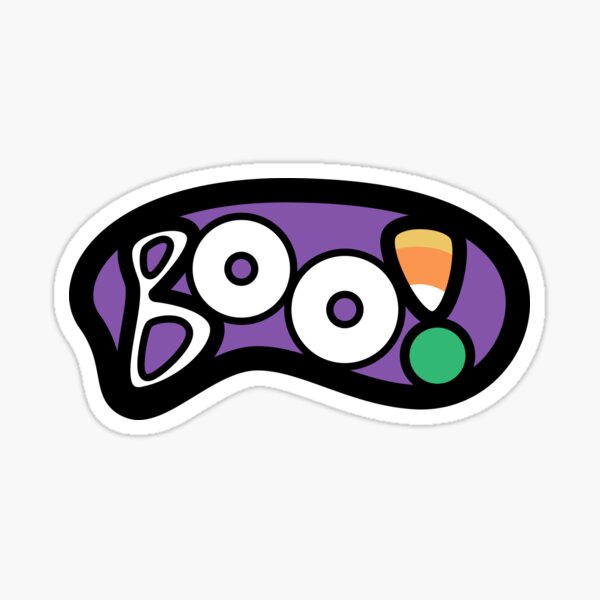 Boo! Candy Corn Sticker
