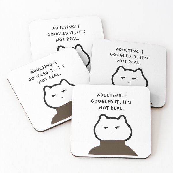 Item preview,  Adulting: I googled it, it's not real. | Handwritten-style Font designed and sold by RM-Journey.