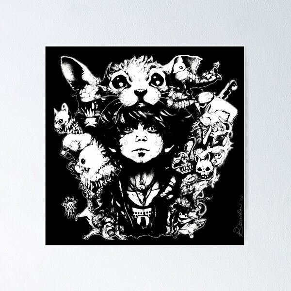Rat Boy by iServalan for Tale Teller Club Monochrome Collection Poster