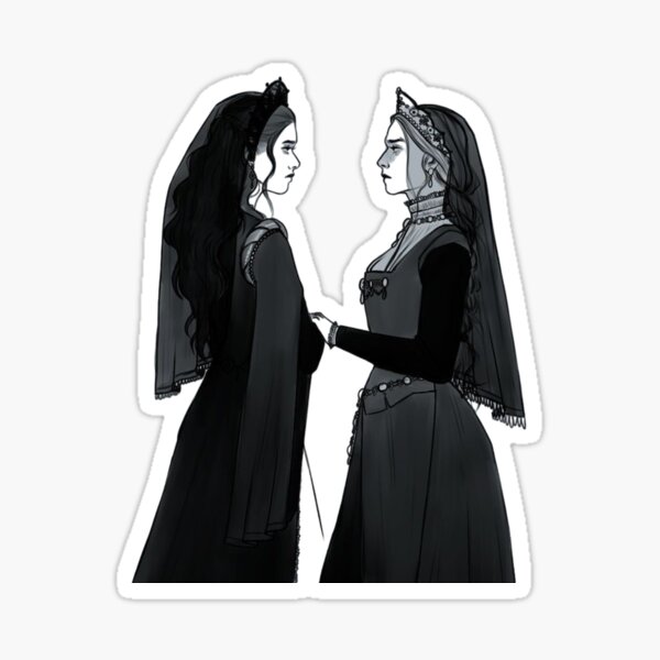 Item preview, Alicent and Rhaenyra designed and sold by sunfyrethegold.