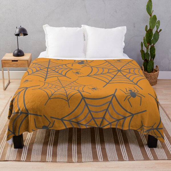 Item preview, Autumn pattern - spiders on a spiderweb.4 designed and sold by My-fake-places.