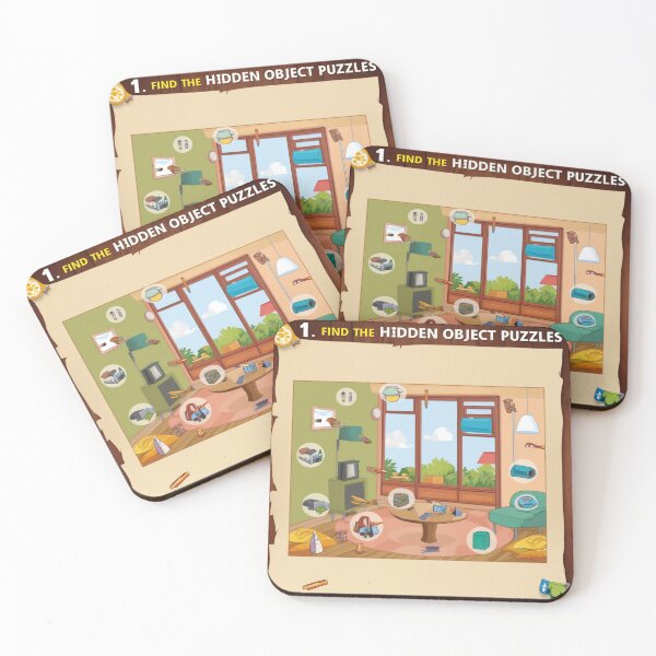 Item preview, Engaging Room Hidden Object Puzzle designed and sold by merve02shop.