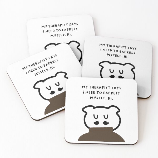 Item preview, My therapist says I need to express myself. Hi. | Handwritten-style Font designed and sold by RM-Journey.