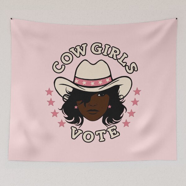 Item preview, Cow Girls Vote designed and sold by RetroPrints.