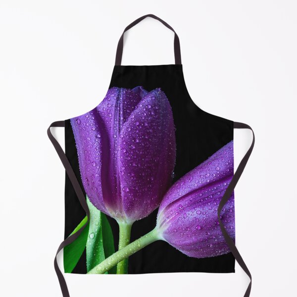 Item preview, Purple tulips with dew designed and sold by Federpics.