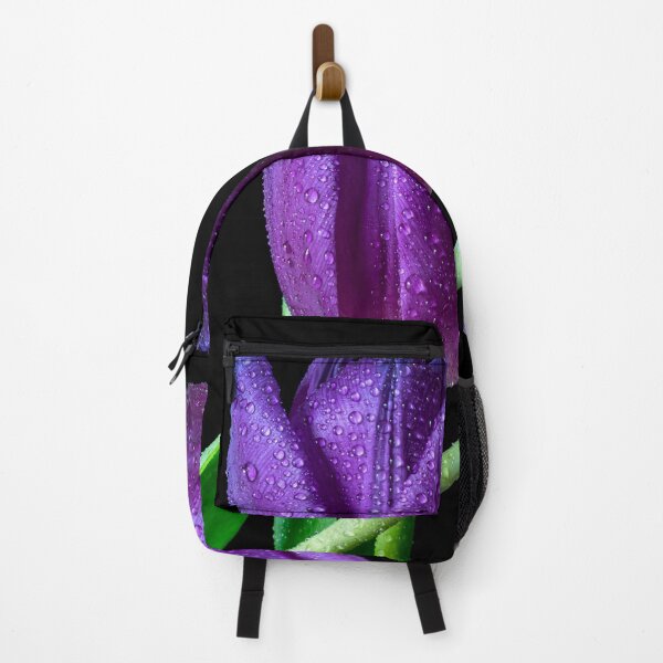 Item preview, Purple tulips with dew designed and sold by Federpics.