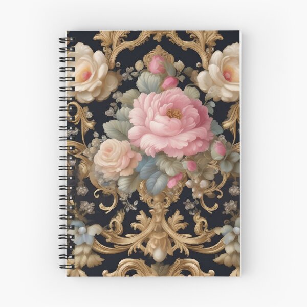 Item preview, Floral, Black & Gold Rococo designed and sold by DesignsByPrnces.