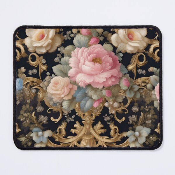 Item preview, Floral, Black & Gold Rococo designed and sold by DesignsByPrnces.