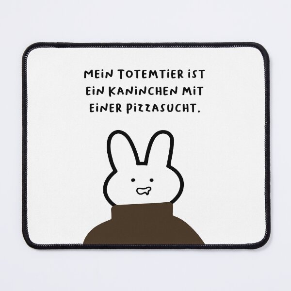 Item preview, Mein Totemtier ist ein Kaninchen mit einer Pizzasucht. | Handwritten-style Font designed and sold by RM-Journey.