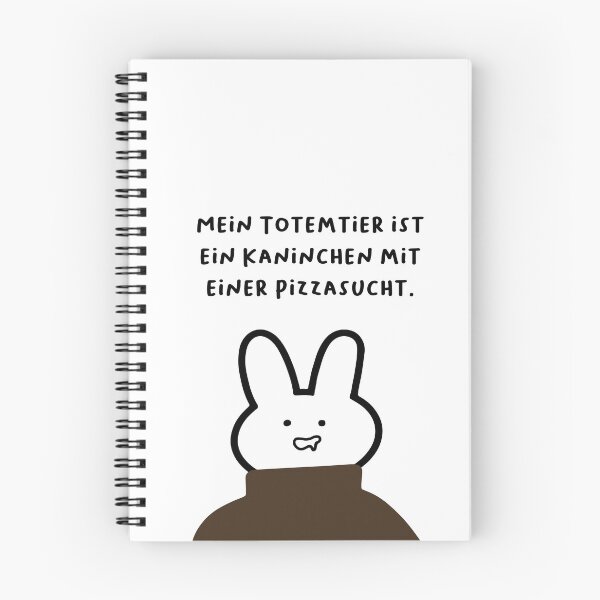 Item preview, Mein Totemtier ist ein Kaninchen mit einer Pizzasucht. | Handwritten-style Font designed and sold by RM-Journey.