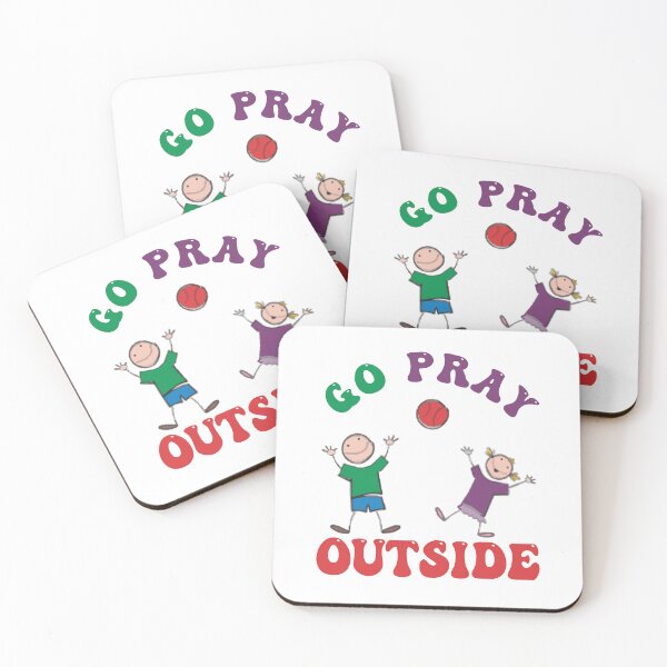 Item preview, Go Pray Outside 2 Kids Playing Ball designed and sold by TerScott.