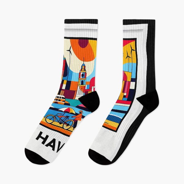 Item preview, Havana, Cuba - Cubism Art Collection designed and sold by OzzFrequency.