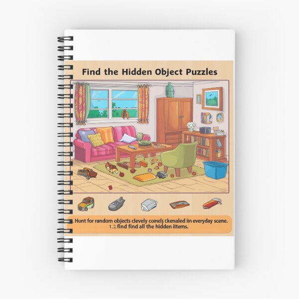 Item preview, Cozy Living Room Hidden Object Challenge designed and sold by merve02shop.