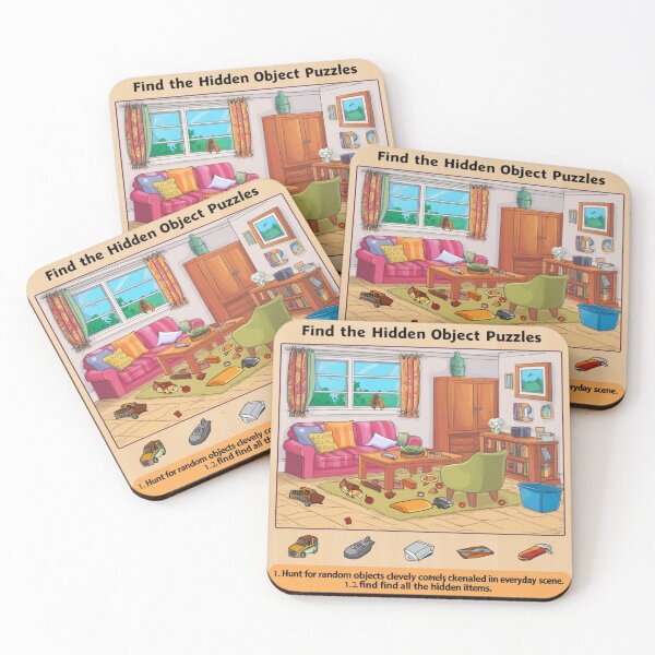 Item preview, Cozy Living Room Hidden Object Challenge designed and sold by merve02shop.