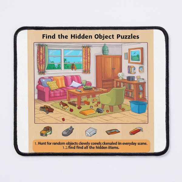 Item preview, Cozy Living Room Hidden Object Challenge designed and sold by merve02shop.