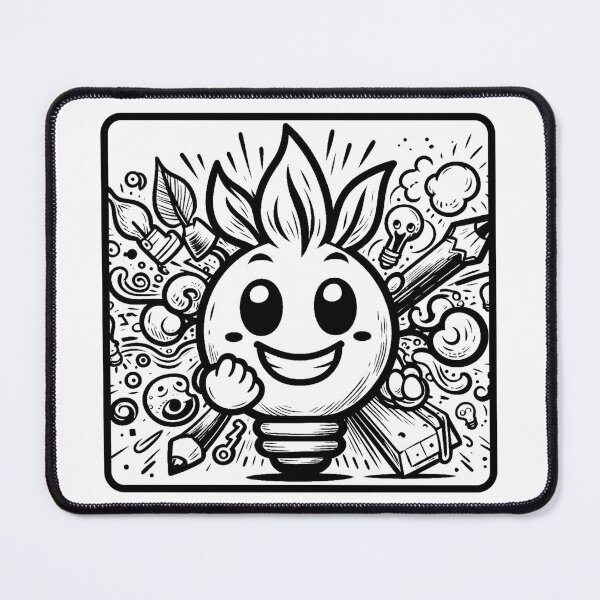 Item preview, Enlightened Ideas - Whimsical Doodle Art designed and sold by Mohamed Abd El Salaam.