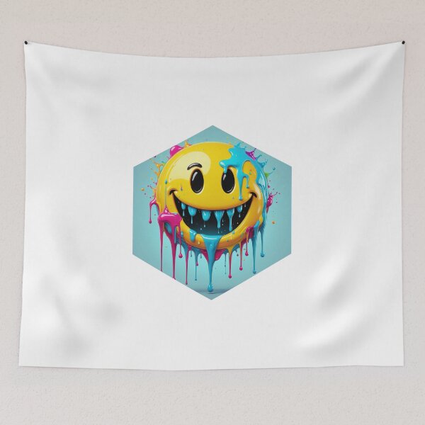 Item preview, Melting Smiley Face designed and sold by AbsoluteA.