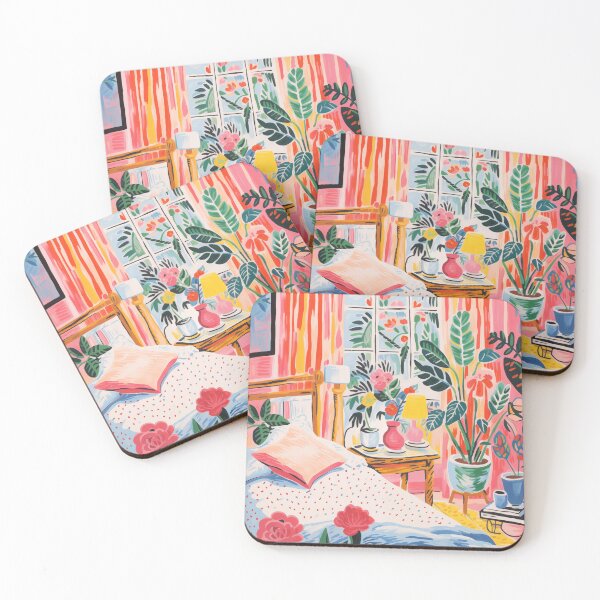 Item preview, Matisse-Inspired Vibrant Bedroom designed and sold by PuffPals.