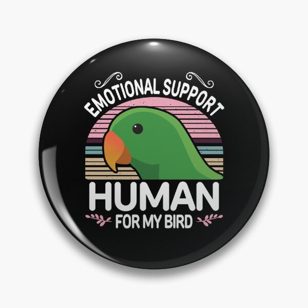 Item preview, Male Eclectus Parrot Emotional Support Human designed and sold by Clara Hollins.