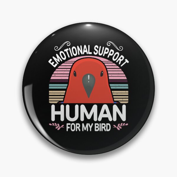 Item preview, Female Eclectus Parrot Emotional Support Human designed and sold by Clara Hollins.