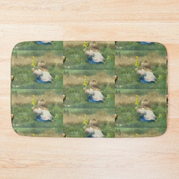 Item preview, Nostalgic little girl painting designed and sold by maliafecteau.