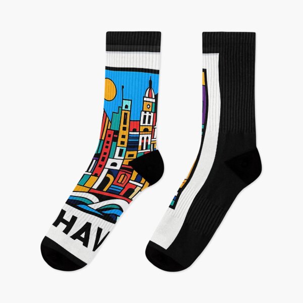 Item preview, Havana, Cuba - Cubism Art Collection designed and sold by OzzFrequency.