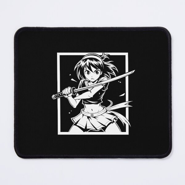 Item preview, T-shirt anime "Girl samurai" designed and sold by SanyaPozer.