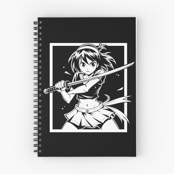 Item preview, T-shirt anime "Girl samurai" designed and sold by SanyaPozer.
