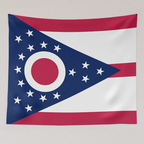 Item preview, Flag of Ohio - Rectangular designed and sold by WokeBespoke.